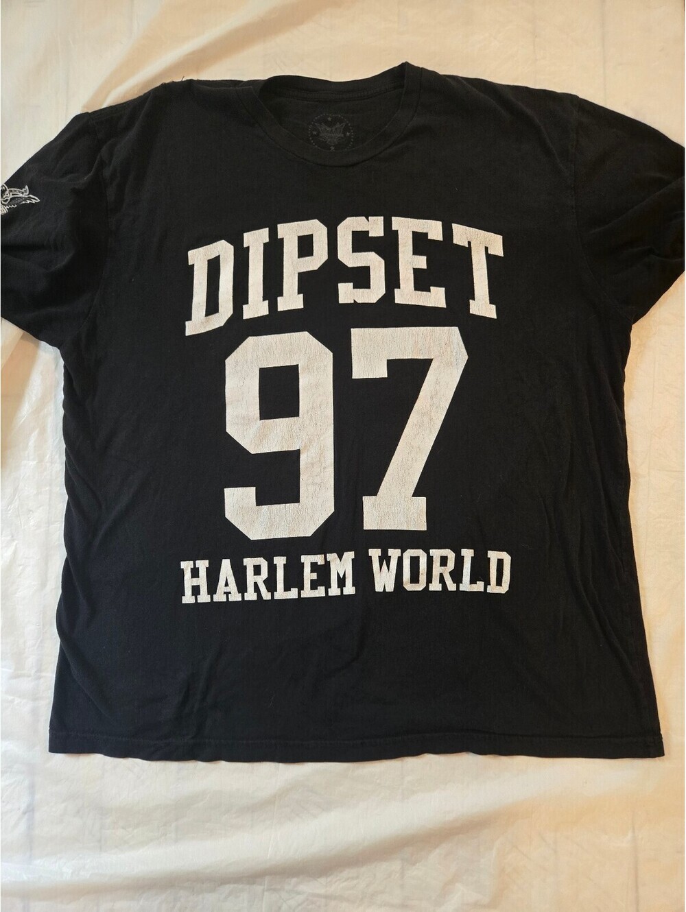 Vintage Dipset Diplomats Harlem World Immunity 97 T Shirt XL Hip Hop Rap Y2K